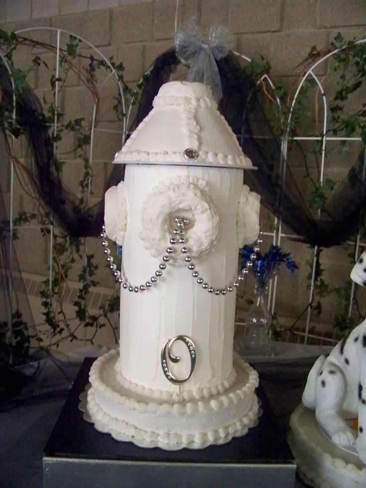 Fire Hydrant Wedding Cake