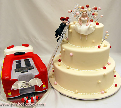 Firefighter Wedding Cake