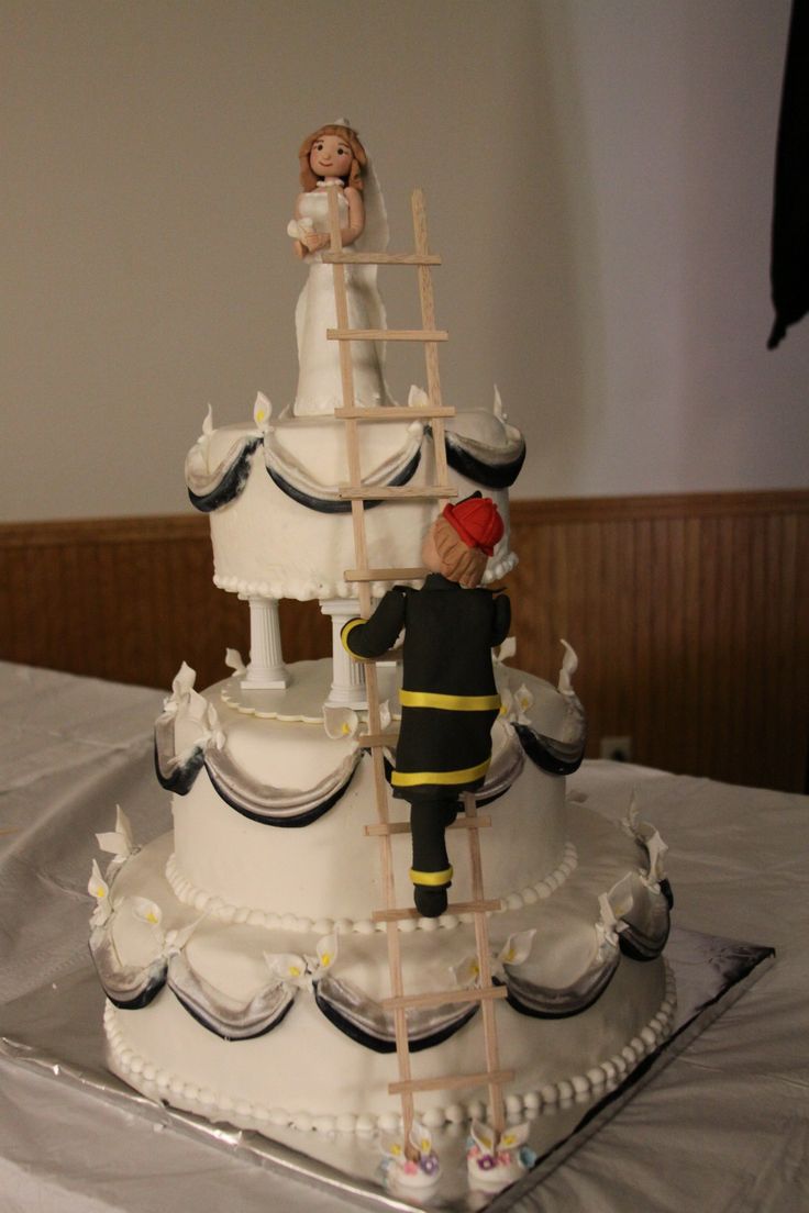 Fireman Wedding Cake