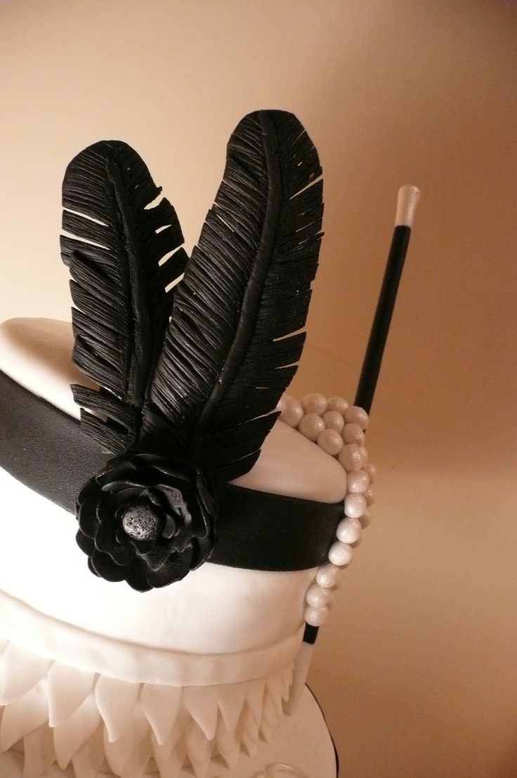 Flapper Roaring 20s Cake