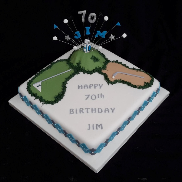 Golf Birthday Cake