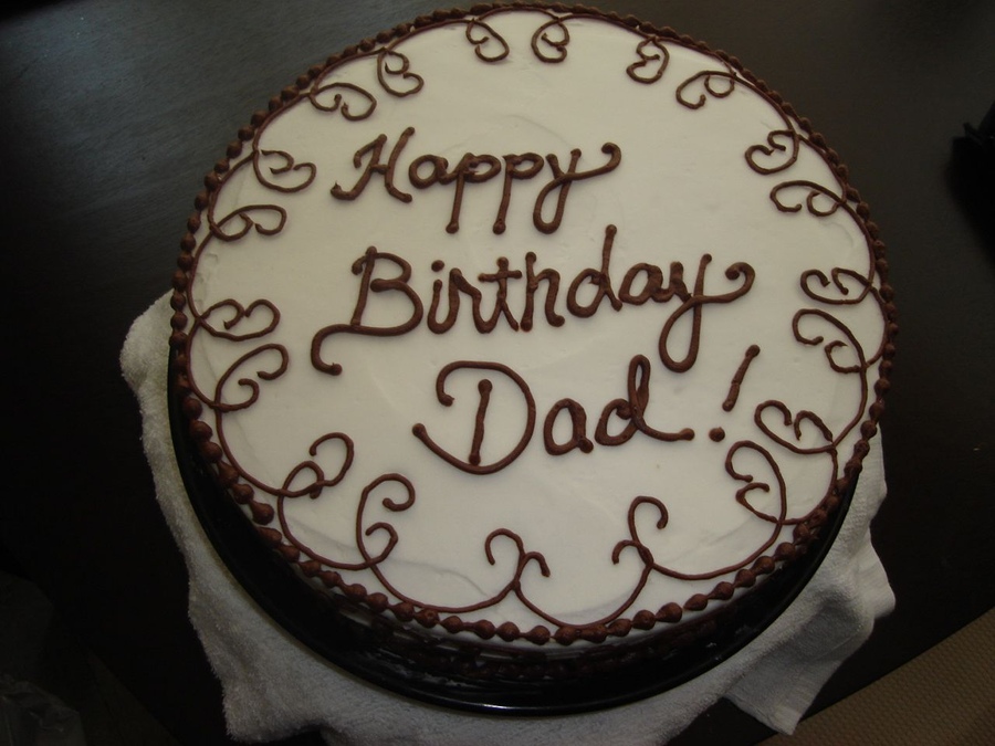 Happy Birthday Dad Cake