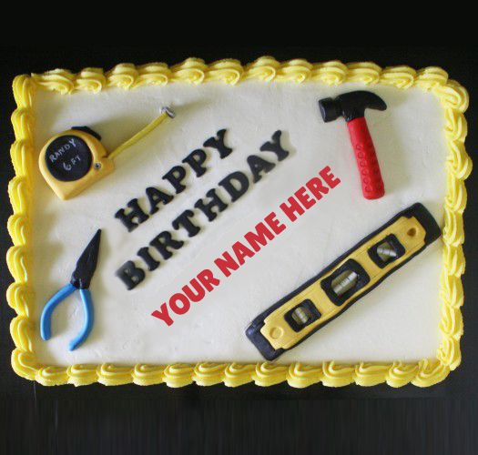 Happy Birthday Engineer Cake