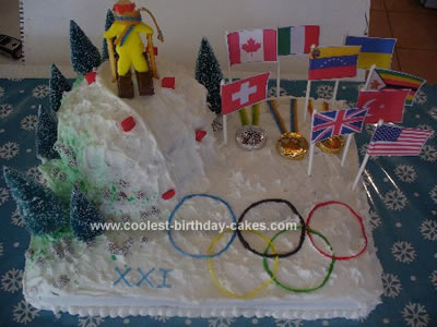 Homemade Olympic-themed Cakes