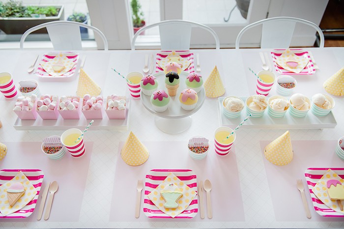 Ice Cream Birthday Party Ideas