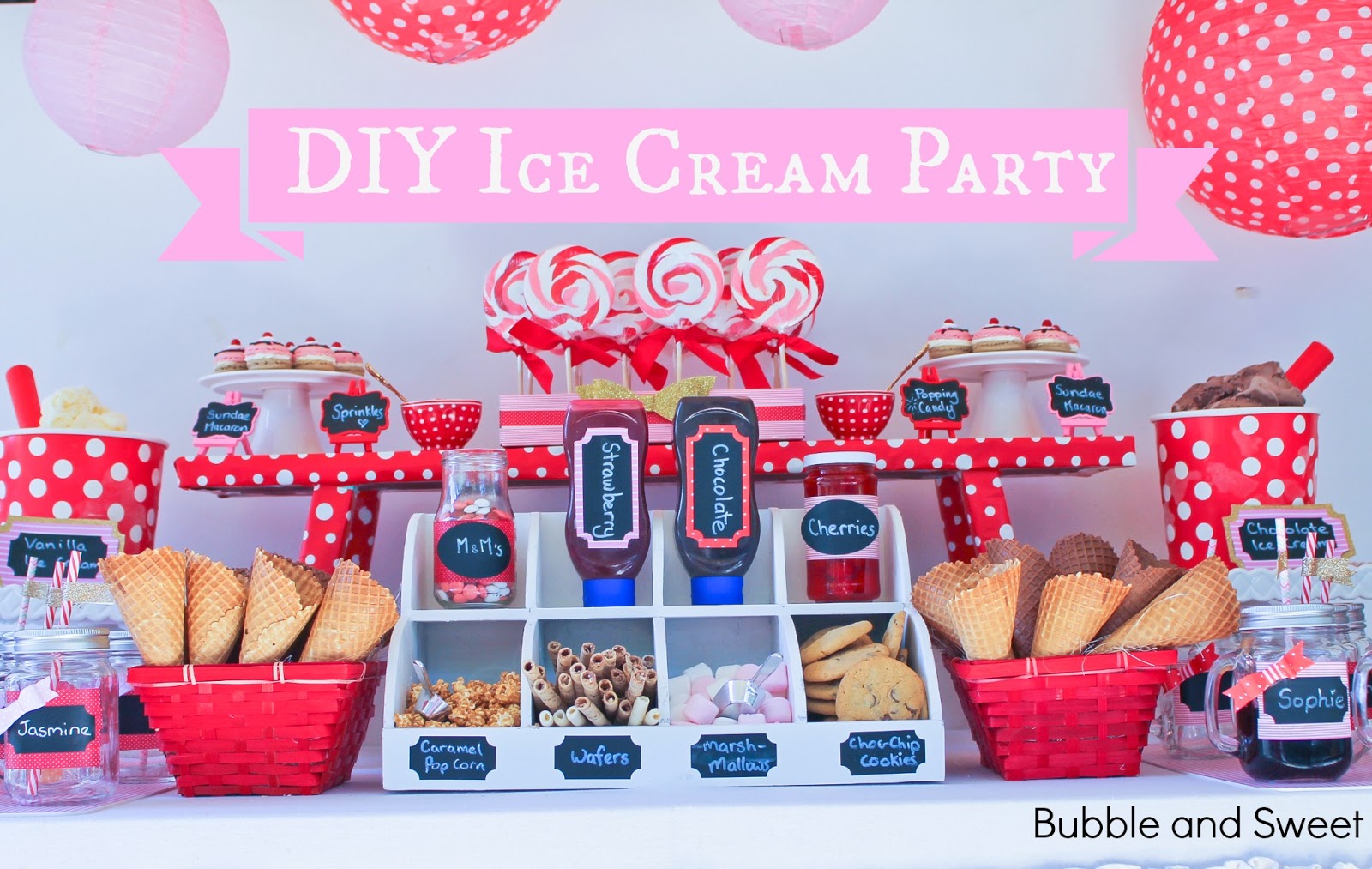 Make Your Own Ice Cream Party