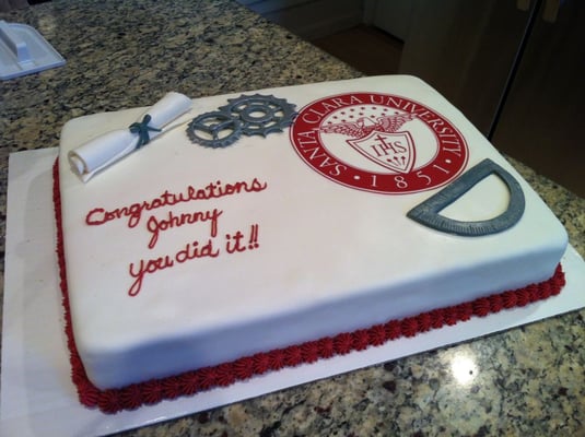 Mechanical Engineering Graduation Cake