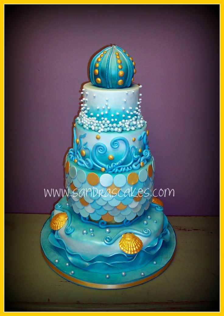 Ocean Themed Cake