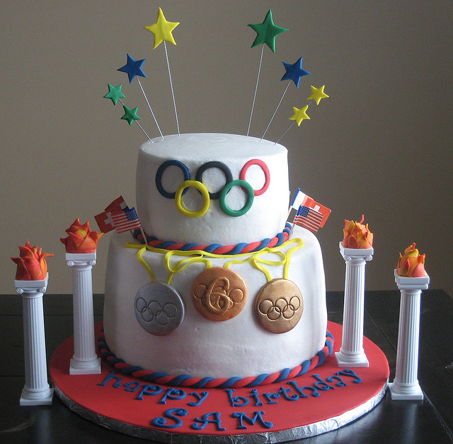 11 Photos of Winter Olympic Birthday Cakes