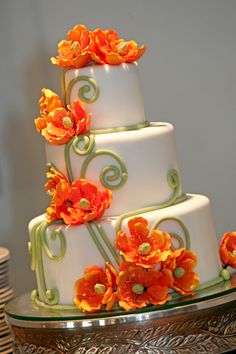 Orange Flower Cake