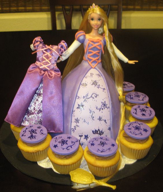 Rapunzel Doll Cake