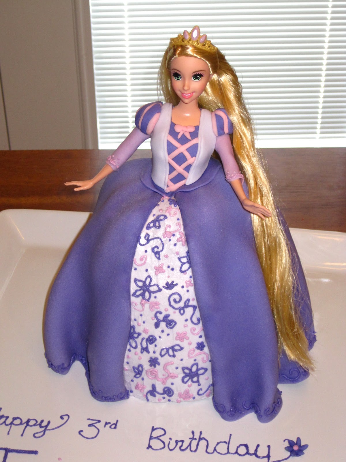 Rapunzel Doll Cake