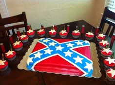 Rebel Flag Cake