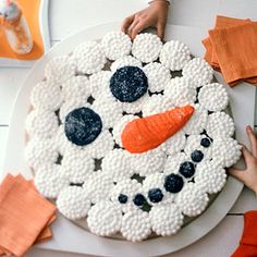 Snowman Cupcake Cake