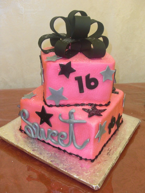 Sweet 16 Birthday Cake