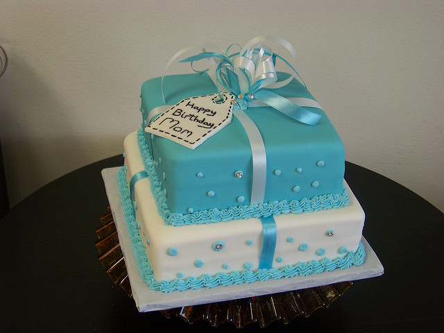 Tiffany Blue Birthday Cake