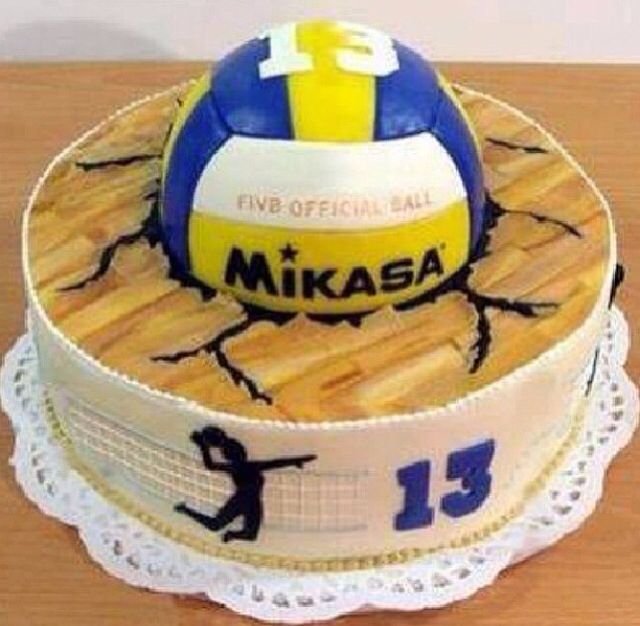 Volleyball Birthday Cake Ideas