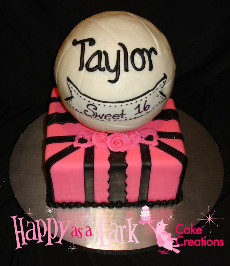 Volleyball Birthday Cake