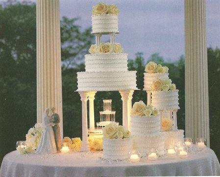 Wedding Cakes with Fountains