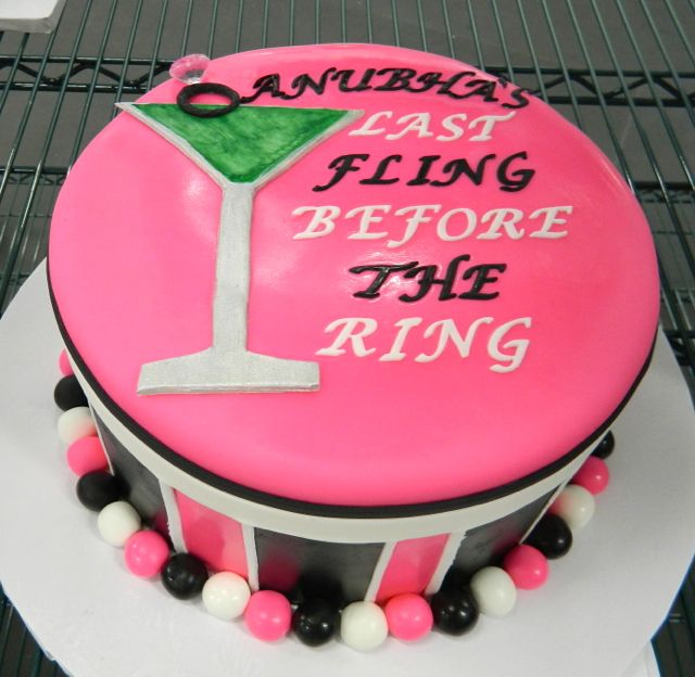 Bachelorette Party Cake - Can't