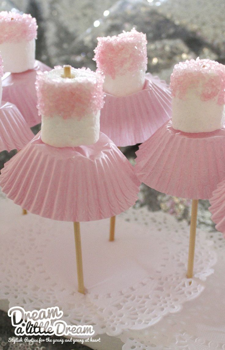 Ballerina Marshmallow Treats