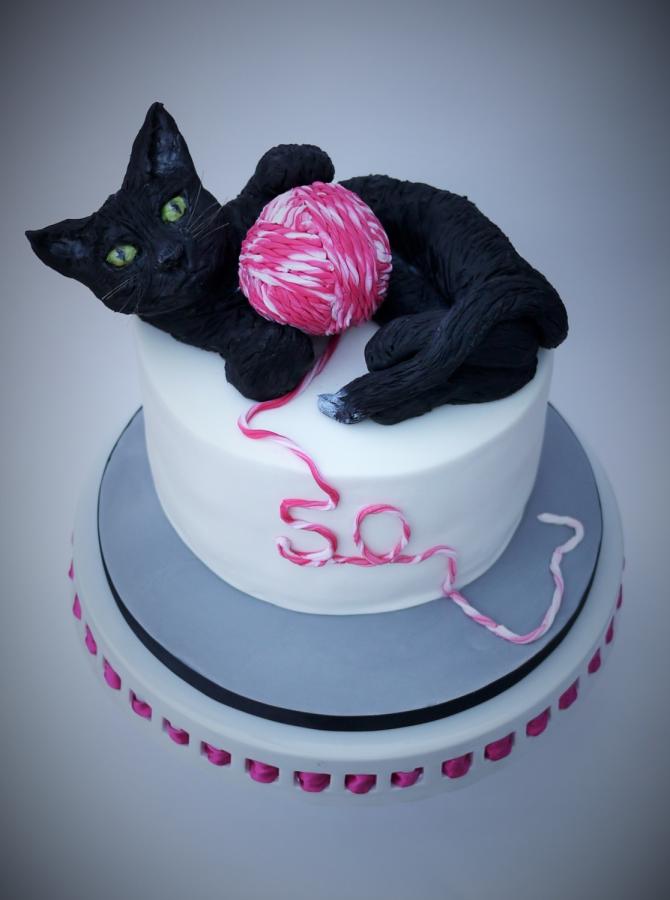 Black Cat Birthday Cake