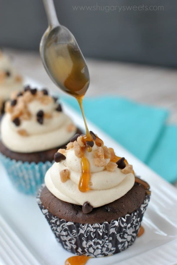 10 Photos of Chocolate Caramel Toffee Cupcakes