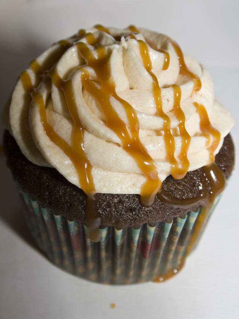 Chocolate Salted Caramel Cupcakes