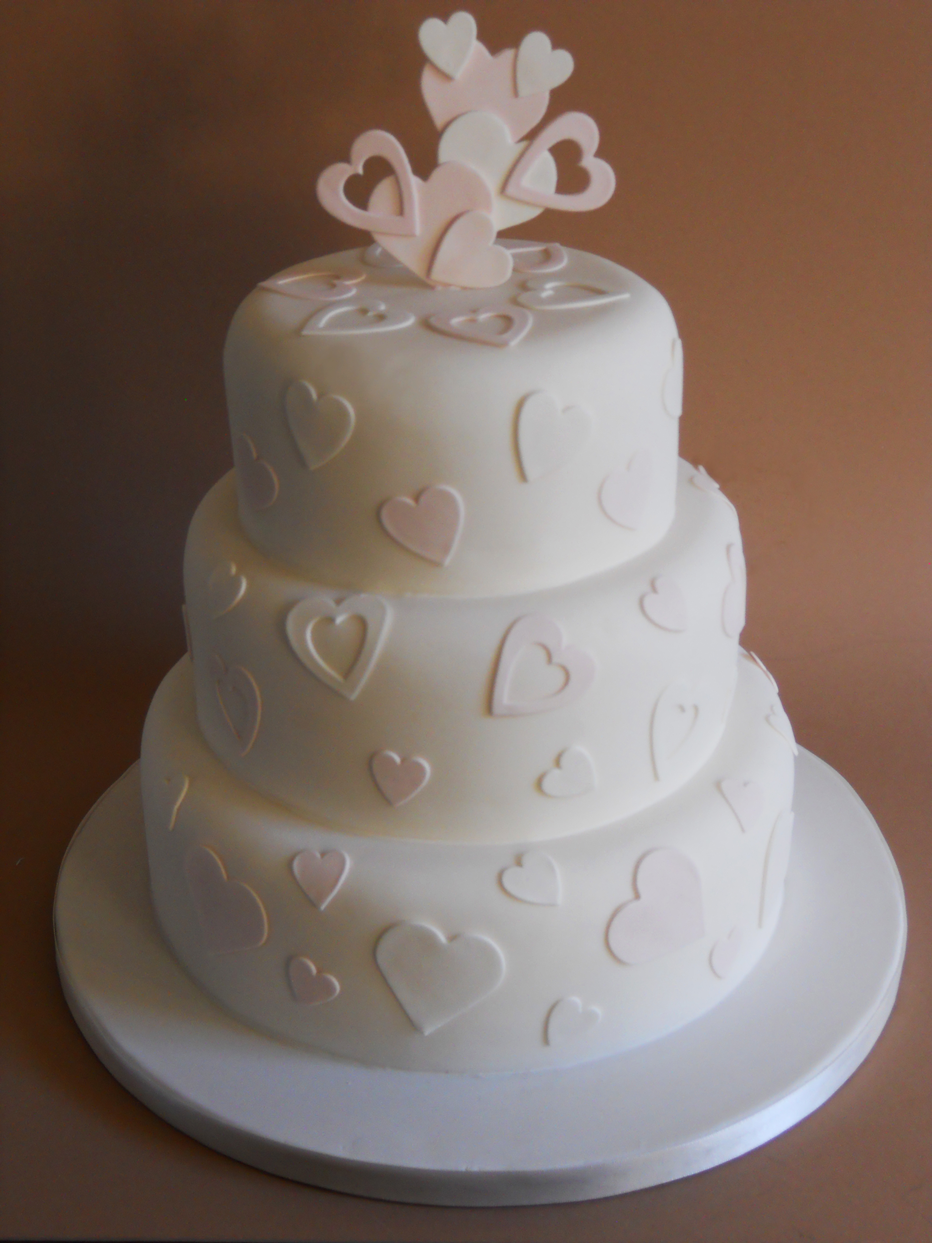 Heart Wedding Cake