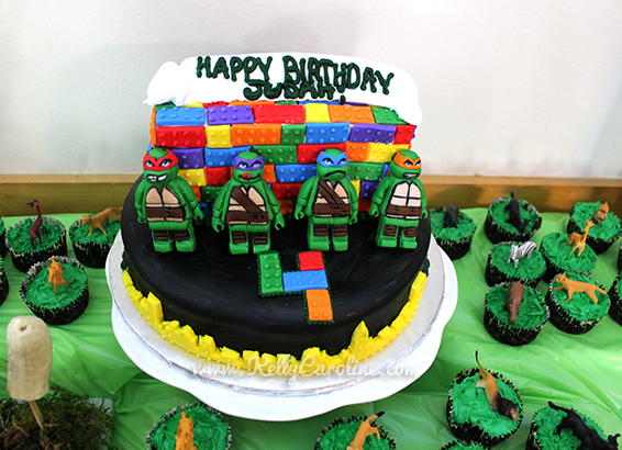 11 Photos of TMNT LEGO Birthday Cakes