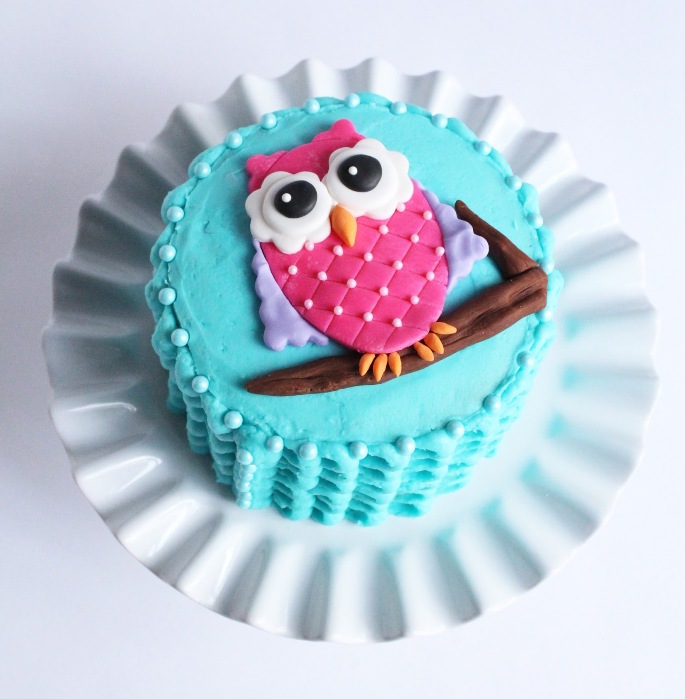 Owl Birthday Cake Topper