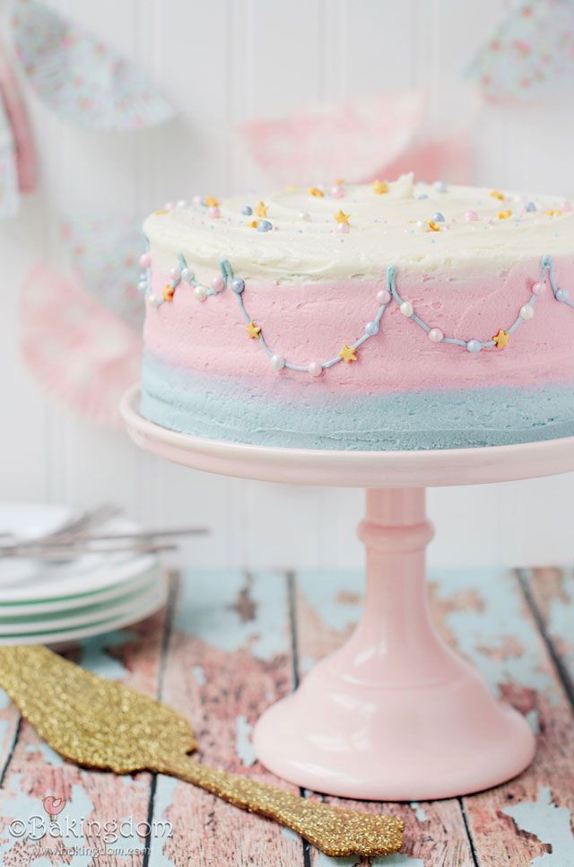 Pastel Birthday Cake