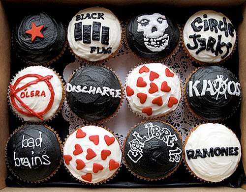 Punk Rock Birthday Cupcake