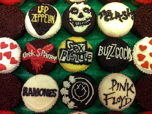 Punk Rock Birthday Cupcake