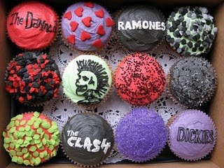 Punk Rock Birthday Cupcake