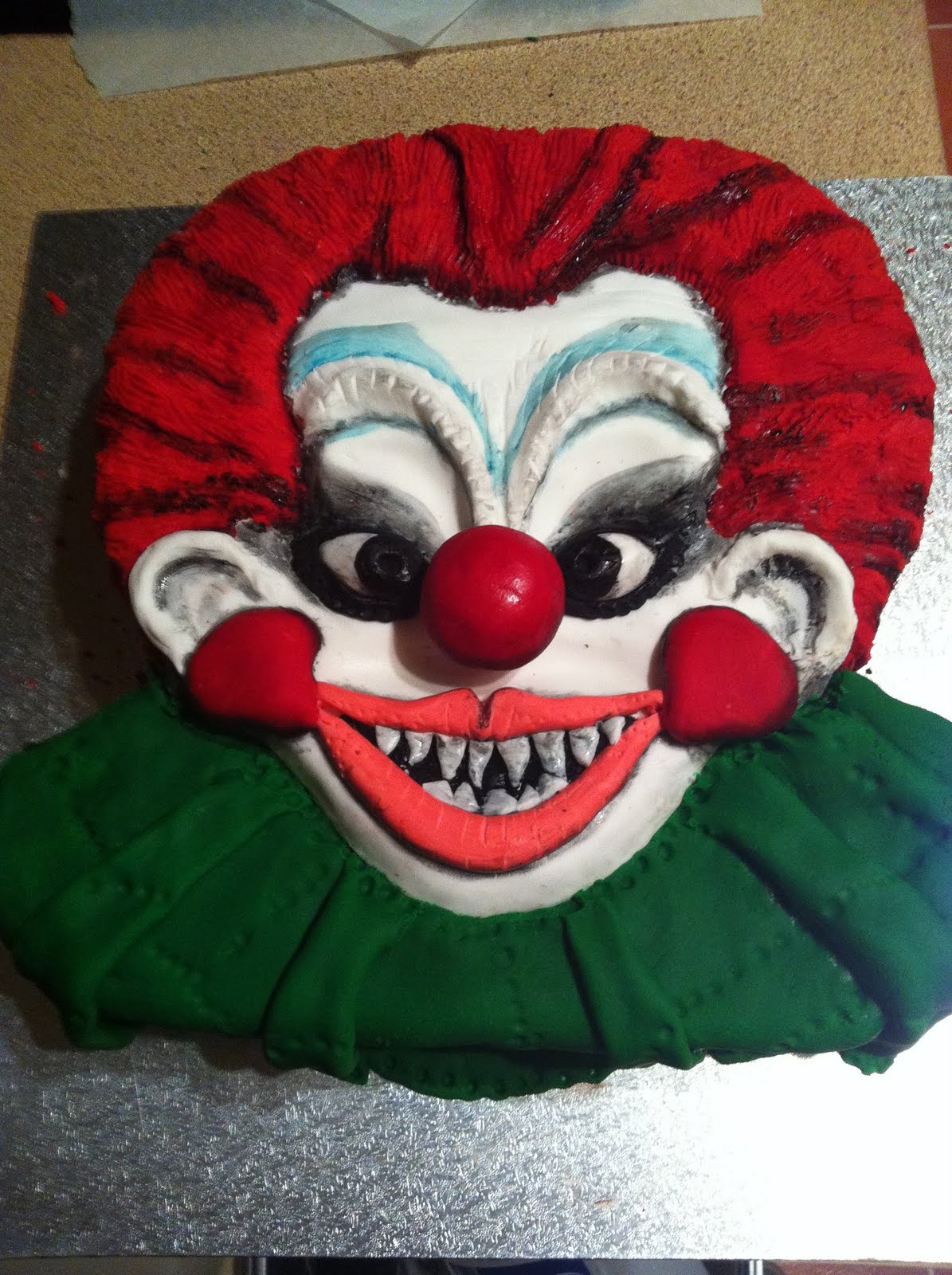 Scary Clown Birthday Cake