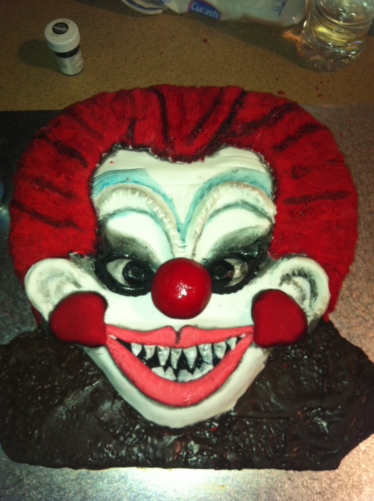 Scary Killer Clown Cakes