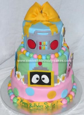 Yo Gabba Gabba Birthday Cake