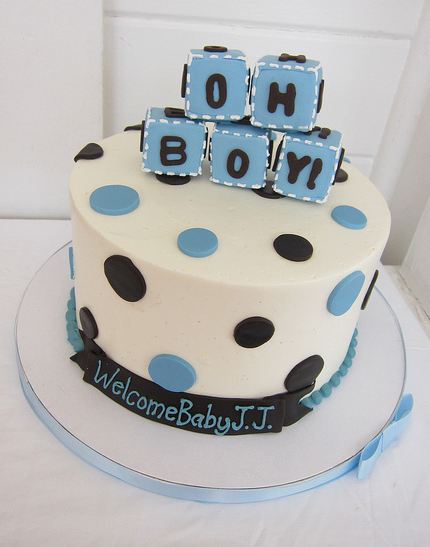 Baby Boy Shower Cake Idea