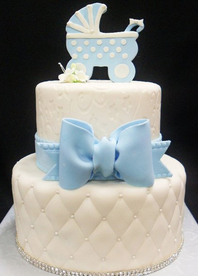 Baby Boy Shower Cake