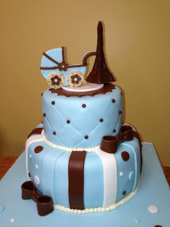 Baby Boy Shower Cake