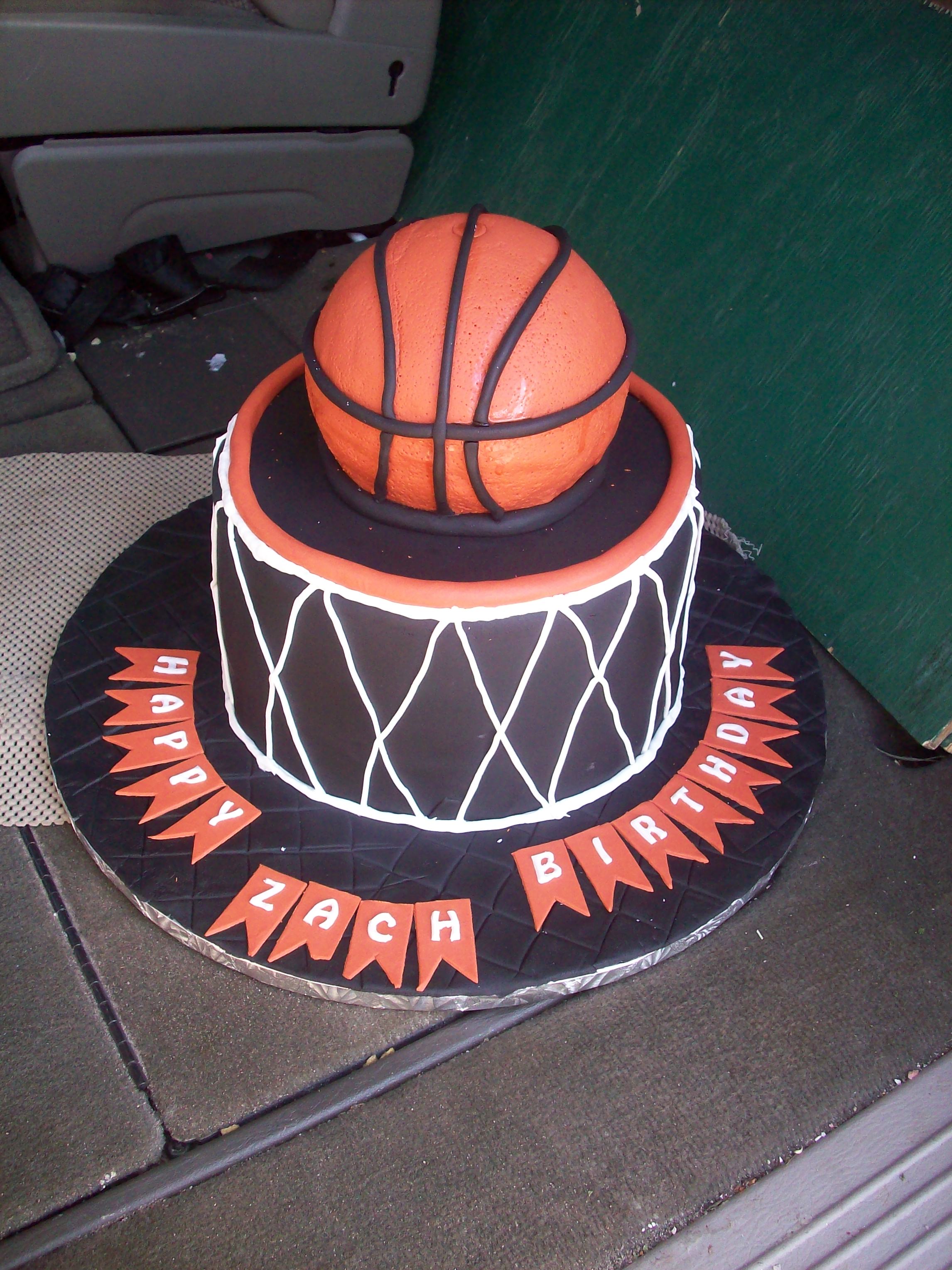 Basketball Birthday Cake