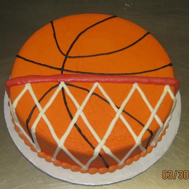 Basketball Birthday Cake