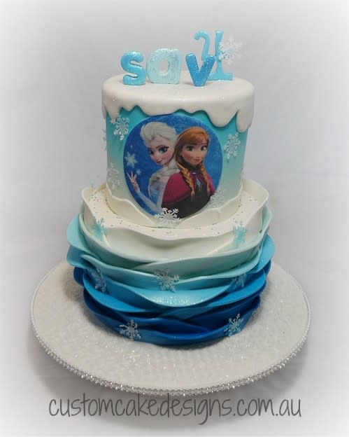 Birthday Cake Frozen Elsa