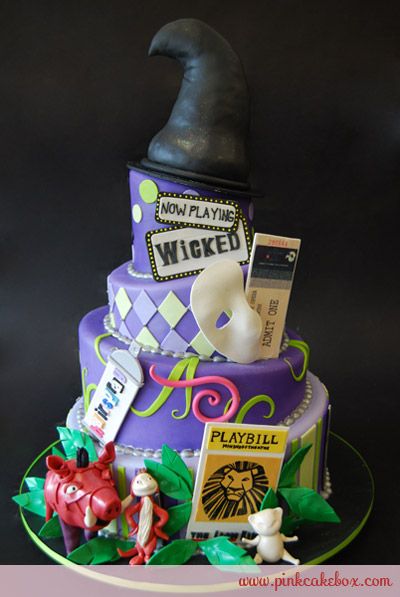 Broadway Musicals Cake