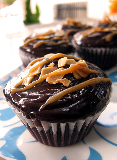 Chocolate Salted Caramel Cupcakes