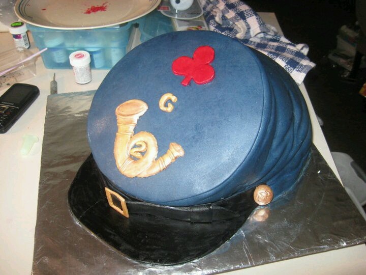 Civil War Birthday Cake