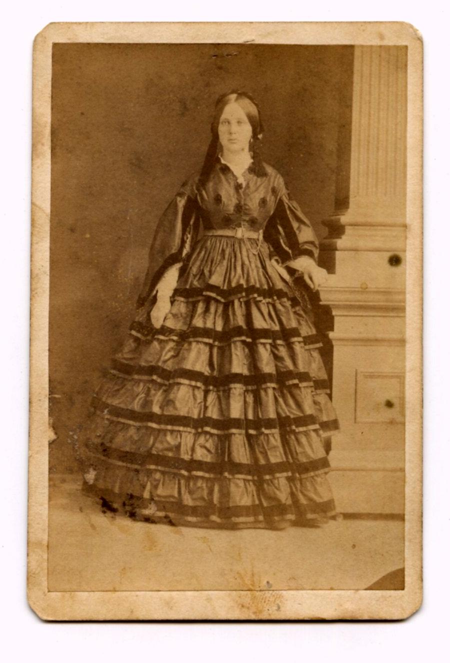 Civil War Era Hoop Skirt Dress