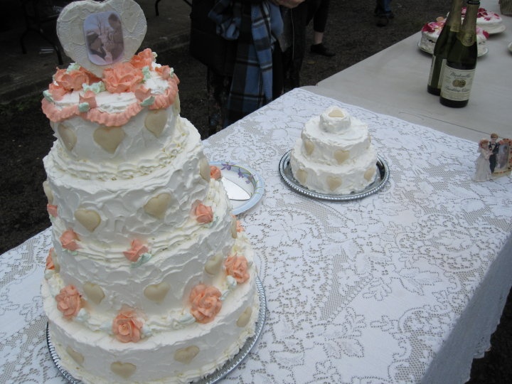 Civil War Wedding Cake