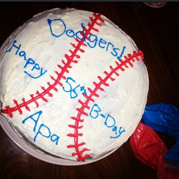 Dodgers Cake